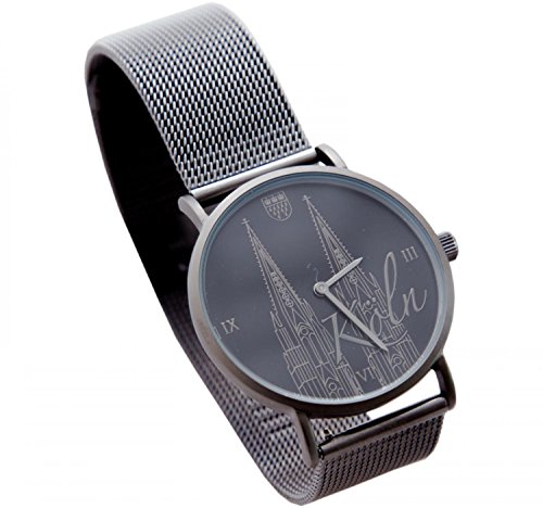 Preisvergleich Produktbild Kölsche Geschenkartikel Armbanduhr Dom-Köln Titan