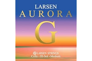 LARSEN STRINGS Struny wiolonczelowe Aurora G 4/4 Średnie