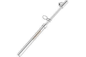 GODESON Manómetro de presión de neumáticos de camión de doble cabeza, calibre de neumático de pluma de servicio pesado, rango de 10-150PSI 1-10 bar, medidor de presión de aire de doble cabeza