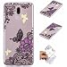 Produktbild Mate 10 Lite Case, Huawei Mate 10 Lite Case, Anlike Silikon Case / Hülle / Handyhülle für [Huawei Mate 10 Lite (5.9 Zoll)] Malerei Stil Design - Spitze - Schmetterling