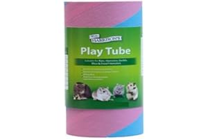 WALTER HARRISONS Walter Harrison's Small Animal Portable Play Tube, Hideaway Exercise Pet Tunnel For Rabbits, Guinea Pigs, Chinchillas, Rats - Large - 12.5 cm