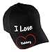 Produktbild Multifanshop Baseballcap Modern I Love Radeberg schwarz - Lustig Witzig Sprüche Party Mütze