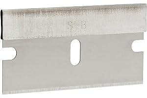 Amazon Basics Single Edge Razor Blades for Scraper, Box Cutting, 100 count with Clam Shell Storage