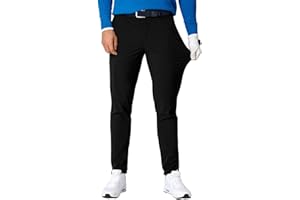 JMIERR Uomo Pantaloni da Golf Sportivi Casual Slim Fit Leggeri Elasticizzati Pants con 5 Taschen