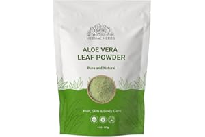 Aloe Vera Powder Organic– 227 g | Hebhac Herbs |Aloe Vera Powder for Hair & Face | Aloe Barbadensis | AloeVera, Natural Hair & Skincare, Moisturizer, Herbal Cosmetics, Supports Immune System