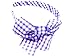 Girls Gingham Bow SCHOOL Alice Band HairBand Check Uniform Fabric Headband (Purple)