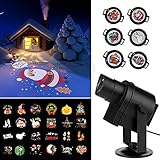 ACRATO DIY LED Projektionslampe Wasserdichte LED Projektor...