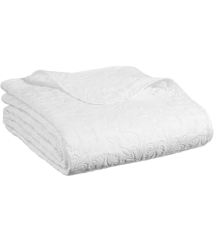 Dessus De Lit Atmosphera Nuvia Fleur - Dimensions 240x260 Cm - Couleur Beige - Décoration Literie - 5