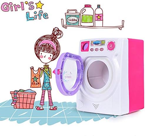 beiguoxia Toy Gift Washing Machine Pretend Toy Children Kids Home Appliance Simulation Electric Washing Machine Pretend Toy Toys For All Ages