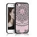Produktbild iPhone 7/8 Hülle, XY-shell Ultra dünne TPU Silikon Stoßfest Schutzhülle Etui Schale Case Cover für Apple iPhone 7/8 im Mandala Design - Schwarz