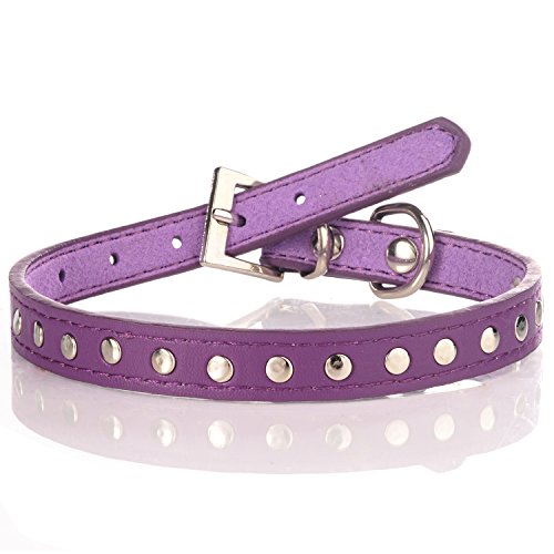 Preisvergleich Produktbild lovpe, Hundehalsband, Kuh Wildleder Diamant Kristall Leder Hund Reise Spazieren [Verstellbare Halsbänder für Hunde]