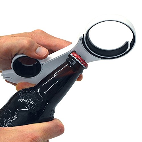 Multi-Öffner 4-in-1 Universal-Öffner für Dosen Deckel Gläser Kronkorken Flaschen Verschluss - 5