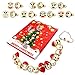 Produktbild TAOtTAO Weihnachtsschmuck Kalender Geschenkbox DIY Geschenk Schmuck Adventskalender 2019 24 Tage mit Armband Countdown