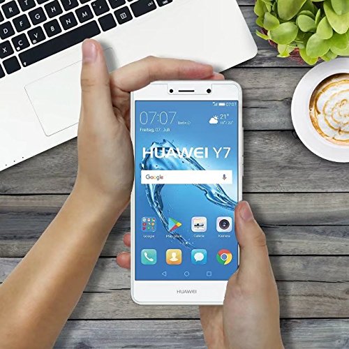 Huawei Y7    Huawei Y7 Prime Protector de Pantalla  LK  2 Pack  Vidrio Templado Screen Protector  Garant  a Vitalicia De Sustituci  n 