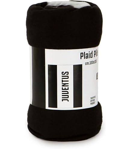 Manta Polar Sherpa Juventus F.C. - Tamaño 130x160 Cm, Doble Capa Suave Y Cálida, Producto Oficial, Lavable A Máquina