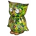 Produktbild Pomme Pidou Spardose Owl BO | Originale Keramische Eule Spardose | Grün mit Blumen | Exklusives Geschenk mit Gratis Geschenkbox | Liebevoll Handgemacht