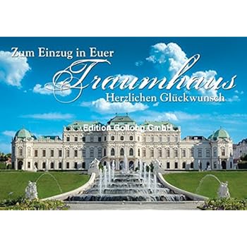 Gluckwunschkarte Zum Einzug Ins Neue Haus Traumhaus Amazon De