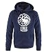 Produktbild Comedy Shirts - Game of Thrones - FIRE AND BLOOD - Herren Hoodie - Navy/Weiss Gr. XXL