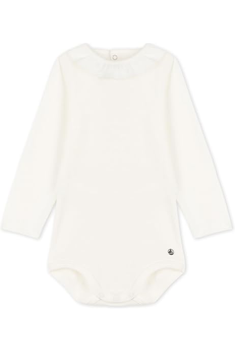 Petit Bateau - Lot De 2 Bodies Manches Longues Bébé - 100% Coton Bio - Taille Naissance