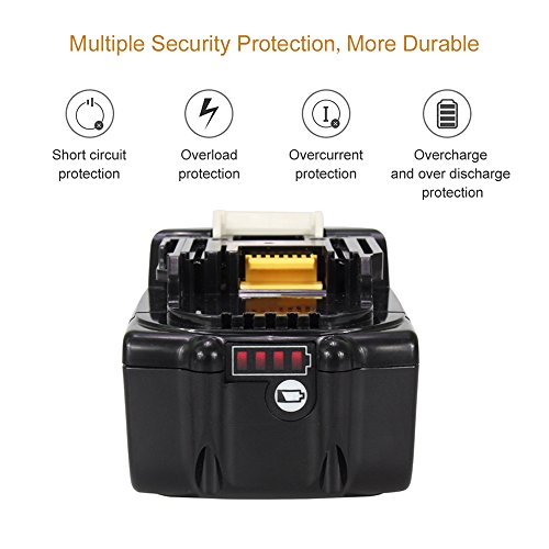 BL1830B Für Makita Akku 18V 3.0Ah Li-ion Batterie with Led Indikator Werkzeug ErsatzAkku BL1830B LXT-400 BL1840 BL1850 - 2