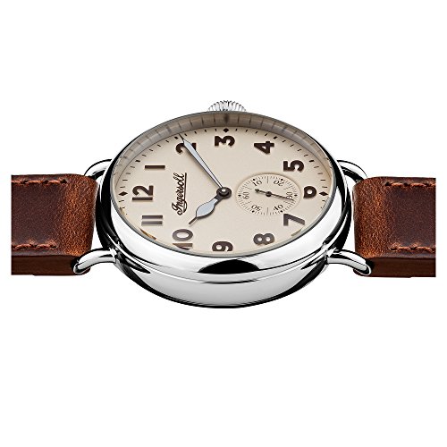 Ingersoll Herren Analog Quarz Uhr mit Leder Armband I03301