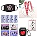 Produktbild Monifuon Kpop BTS Geschenkset, 1 Stück BTS Decke, 1 Packung BTS Mundmaske, 1x BTS Schlüsselbund, 1x BTS Airpod Hülle, 1 x BTS Lanyard, 4 x BTS Poster