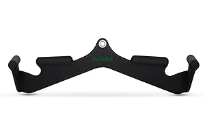 SEVNELK Maniglia di fila per macchine per cavi casa/palestra,Combo Tricep Press Down Cable Attachments,T-bar V-Bar bicipiti Curl Tricep LAT pulldown Bar Back Strength Training Handle