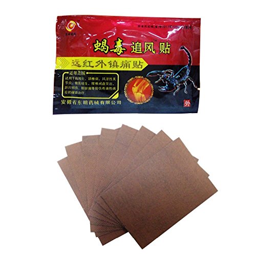 DR CHOW 24 Aufkleber/3 Taschen chinesische schmerzstillende Salbe lindert rheumatoide Arthritis und Knie Rückenschmerzen
