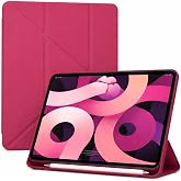 UnDePlus iPad Air 11in&ccedil; M4/M3/M2 2026-2024 ile uyumlu Kılıf Kalem B&ouml;lmeli Trifolding Case Clementıne
