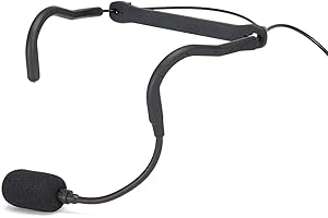 Samson Technologies Micrófono de Diadema Fitness Qex, Negro