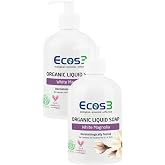 Ecos3 Organik Sıvı Sabun Beyaz Manolya 2&rsquo;li SET (2 x 500 ML)