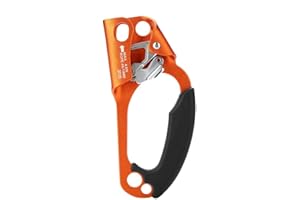 ALOMEJOR Climbing Ascender Right Hand Climbing Descender Lift Ascender for 8mm-13mm Rope Handle Clamp Accessory