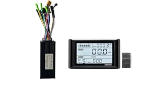 Hopbucan 36V 48V 750W 1000W Three-Mode 12 Tubes Brushless 30A Controller Throttle Brake Kit with LED SW900 Display E-Bike Parts