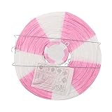 aerwo Rainbow Hot Air Ballon Papier Laterne für Geburtstag Party Hochzeit Dusche Decor, hellrosa, 1 Stpck - 2