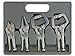 Price comparison product image Am-Tech 4 Pc Mini Locking Pliers and C Clamp Set AMC1660