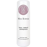 Miss Sophie Nail Wrap Remover I Nagellackentferner für Nagelfolien I Milder & schneller Entferner I Frei von Aceton I Schutz 