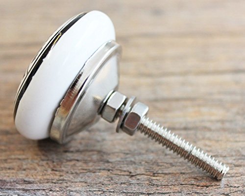 Möbelknöpfe Möbelknopf Möbelgriffe Shabby Antik Vintage Türgriff Knauf Griff Landhaus Küche *Bon Appetit* B-WARE - 3