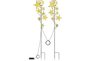 Luna24 simply great ideas... LED Gartenstecker Sternenzauber 2er Set inkl. 6h Timer beeindruckender Lichterglanz. Tolle Gartendeko Balkon, Deko Solarlampen, Solarleuchten.