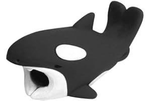 UCABLES 2 Unidades Protector de Cable - Para Cables Lightning iPhone y Macbook, Tipo C, Micro USB, Ethernet, Cargador, Auriculares, Ratón, Teclado - Hecho en Silicona - Universal - Orca