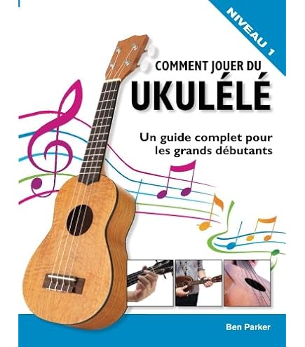 Ukulélé Soprano Débutant Kmise 53.3cm Acajou - Kit Complet Avec Sac, Accordeur Et Guide