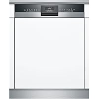 Siemens SN53ES14VE, iQ300 Smarter Geschirrspüler, Teilintegrierte Spülmaschine mit Besteckschublade, 60 cm, auto Türöffnung d