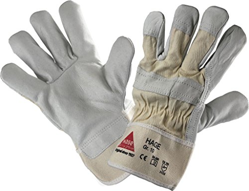workAnt HAGE, protección 5.-Guantes Seguridad Cuero de grano entero - Talla: 11