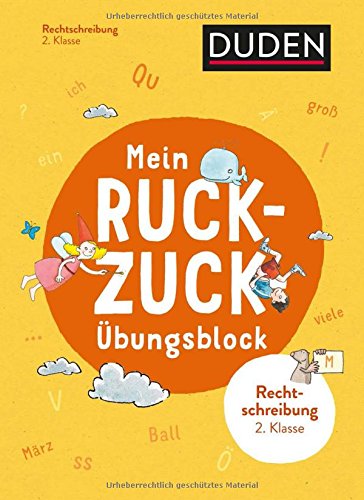 Mein Ruckzuck-Übungsblock Richtig schreiben 2. Klasse
