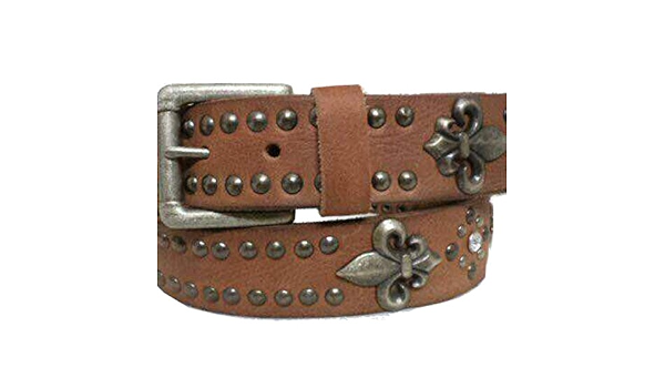 Buy D.E. Men's Designer Belt With Stone 