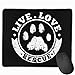 Produktbild Live Love Rescue Animal Maus-Pads Non-Slip Gaming Mouse Pad Mousepad for Working,Gaming and Other Entertainment