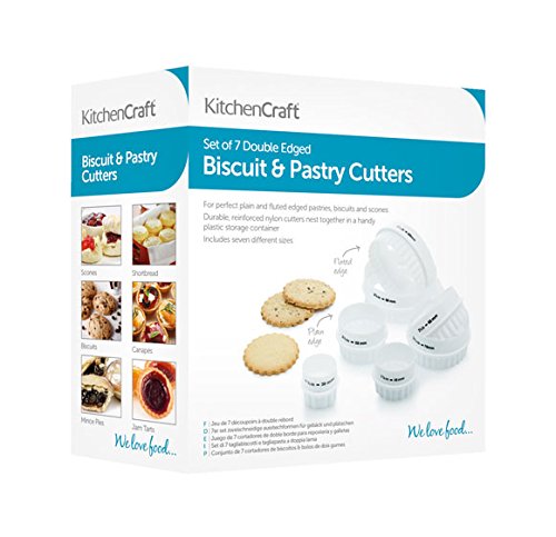 Kitchen Craft Ausstecher mit geraden und gewellten Enden, Kunststoff - 3