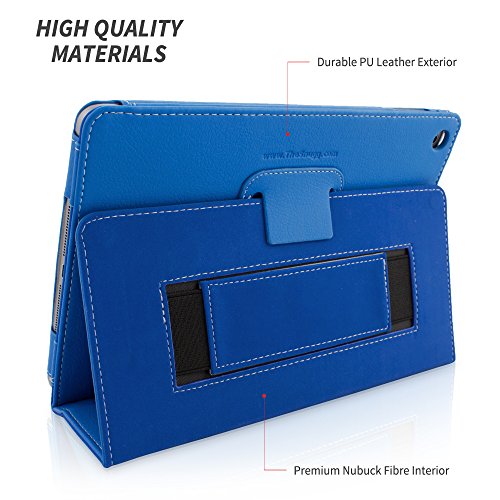 iPad Air Hülle & Neues iPad (2017) 9.7 Zoll Hülle (Blau), Snugg™ – Smart Case mit lebenslanger Garantie + Sleep / Wake Funktion für iPad Air (2013) und iPad (2017) - 3