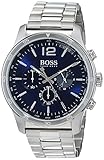 Hugo BOSS Herren Chronograph Quarz Uhr mit Edelstahl Armband 1513527