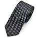 Produktbild Pensee Herren Fliege-Krawatte 100% Polyester-Kunstseide, Schwarz/Grau mit weißen Punkten, Kabelbinder