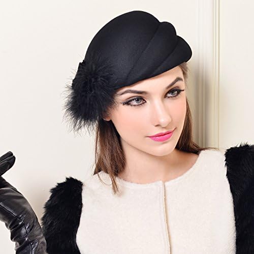 The Korean version of smart stylish spring and autumn winter tide berets woolen hat children cap England Small Cap